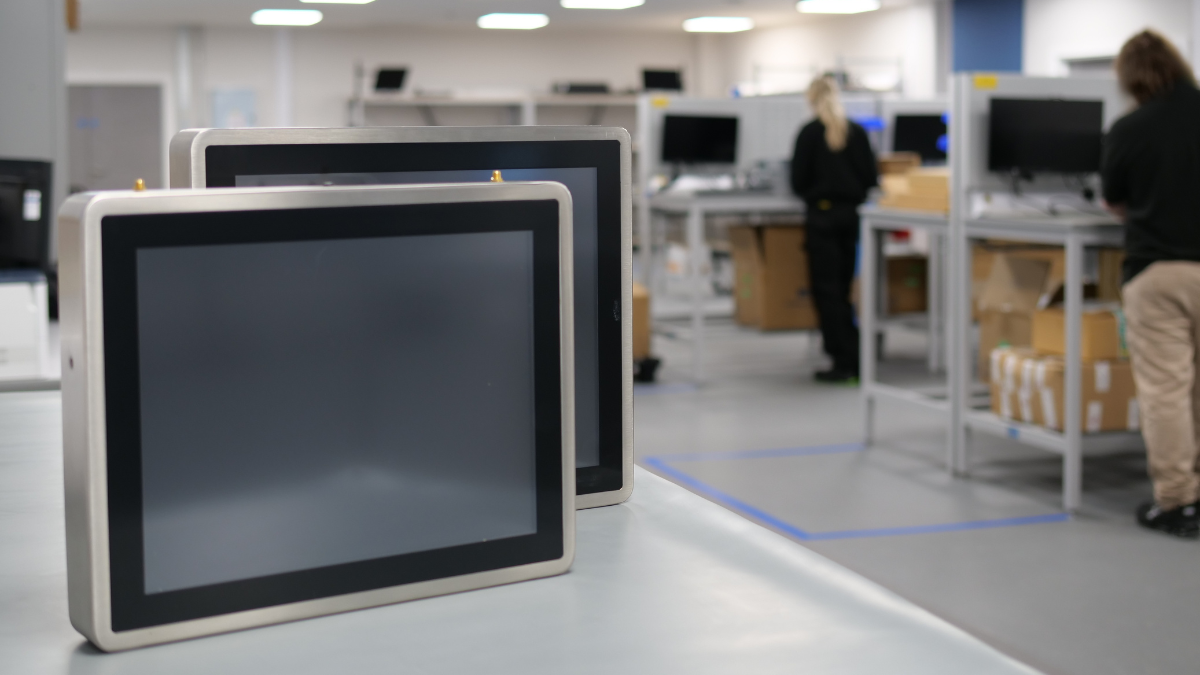 Industrial display hardware